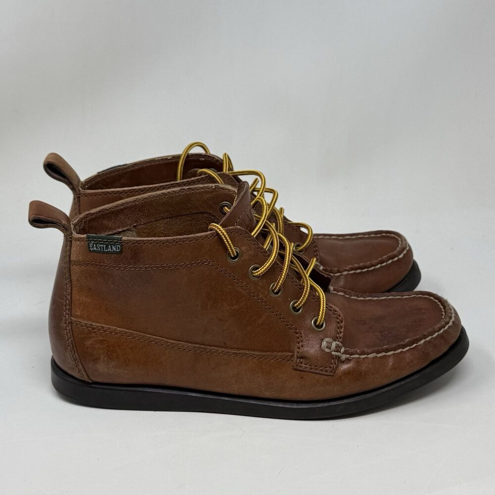 Eastland Seneca Chukka Boots Mens 9 D Brown Leather Casual Preppy Ankle